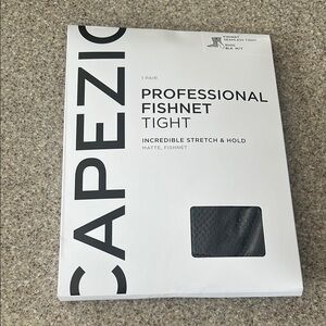 Capezio Matte Black Fishnet Tights